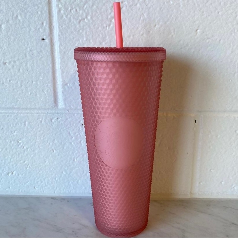 Pink 2022 Valentines Day Jelly Studded Tumbler